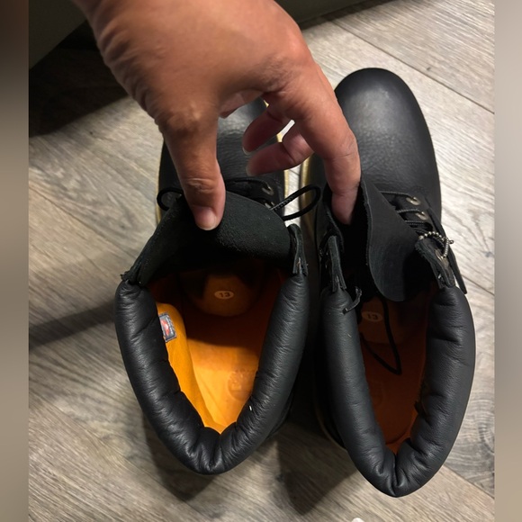 Timberland Premium Waterproof Boot Black Full Grain Mens 13 TB 0A2GFR 001 - Picture 10 of 12